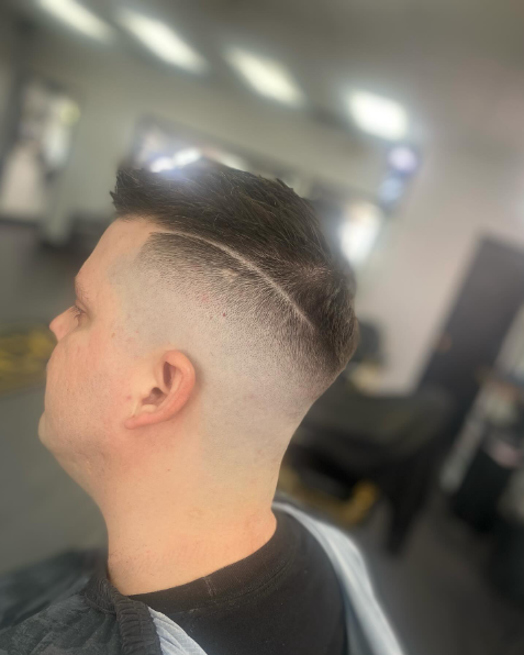 Detailed line design and skin fade